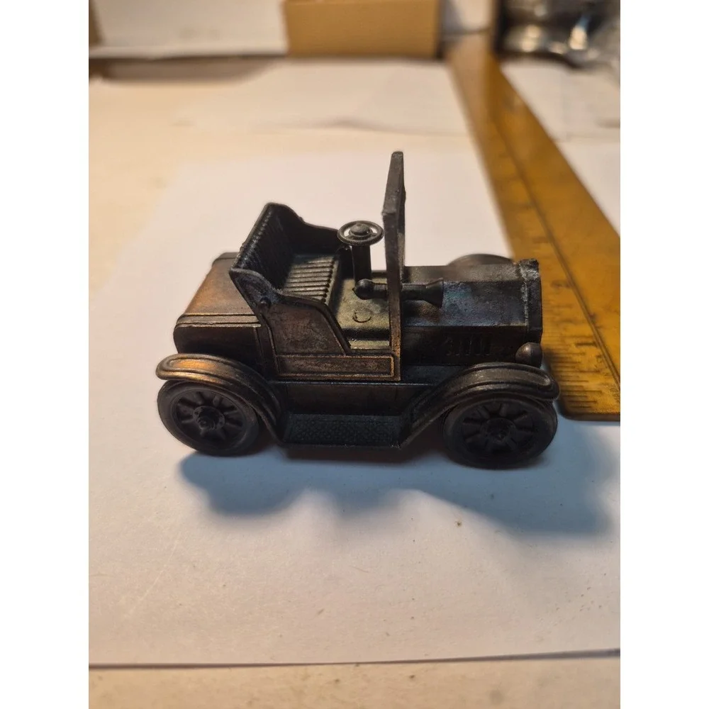 Vintage Miniature 1917 Antique Car Die Cast Pencil Sharpener Antique Decor
